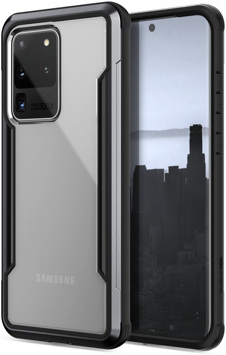Raptic Shield Samsung Galaxy S20 Ultra Case Militair Getest Zwart afbeelding 2