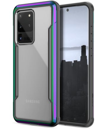 Raptic Shield Samsung Galaxy S20 Ultra Hoesje Transparant/Iridescent Hoesjes