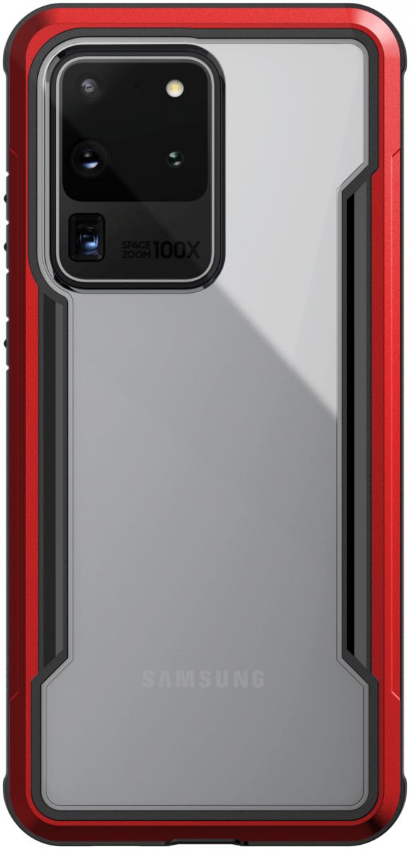 Raptic Shield Samsung Galaxy S20 Ultra Case Militair Getest Rood afbeelding 1