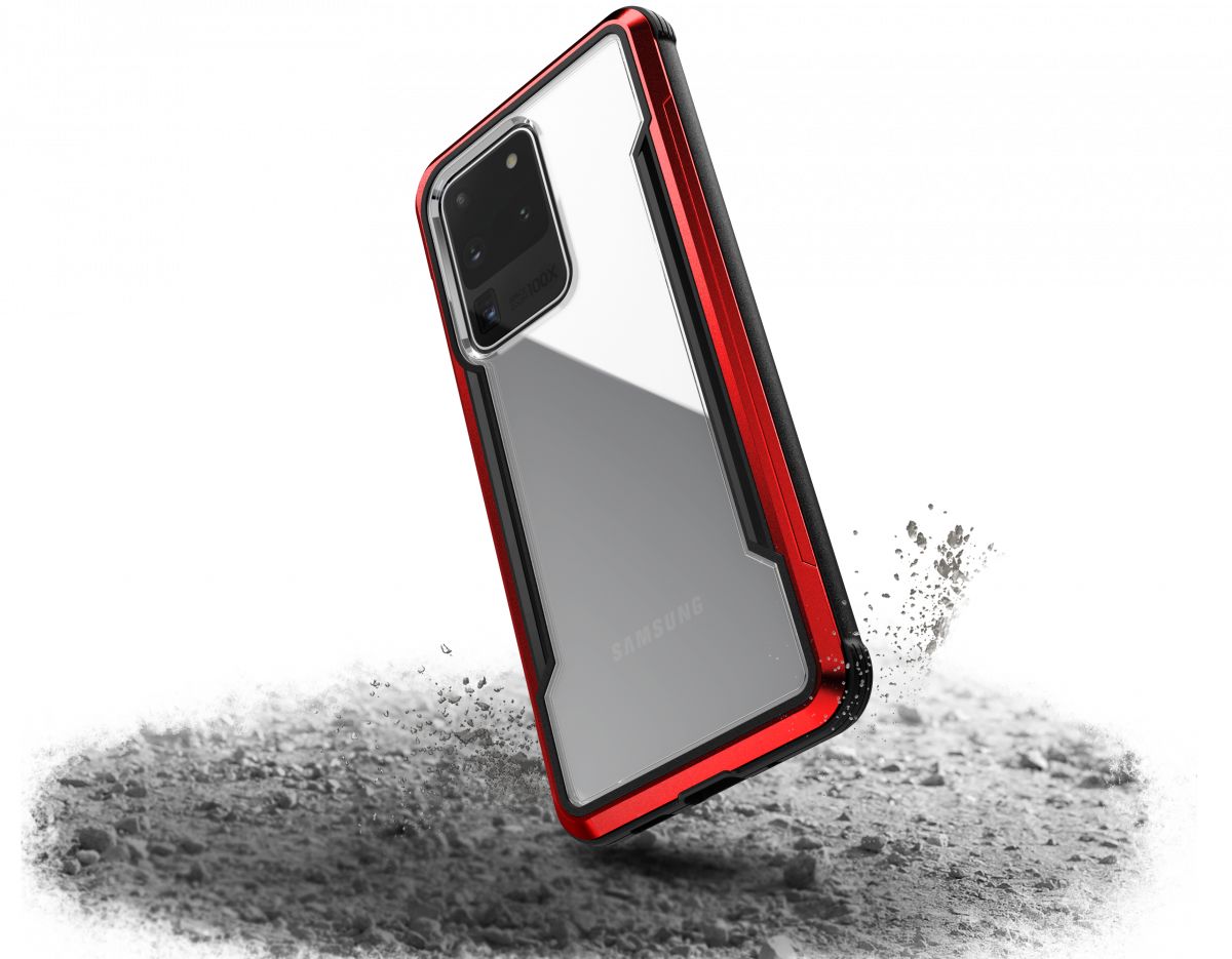 Raptic Shield Samsung Galaxy S20 Ultra Case Militair Getest Rood afbeelding 10
