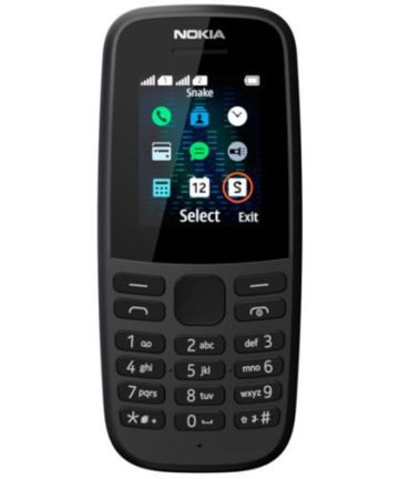 Nokia 105 (2019) Dual Sim Black Telefoons