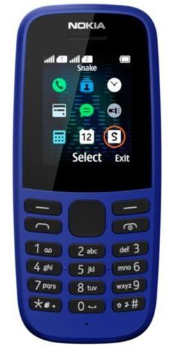 Nokia 105 (2019) Dual Sim Blue afbeelding 1