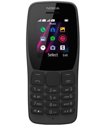 Nokia 110 Black Telefoons