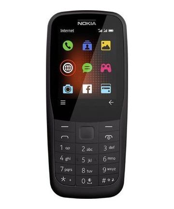Nokia 220 4G Black Telefoons