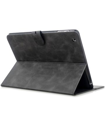 Apple iPad 2/3/4 Portemonnee Tri-fold Hoes Zwart met Standfunctie Hoesjes