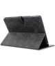 Apple iPad 2/3/4 Portemonnee Tri-fold Hoes Zwart met Standfunctie