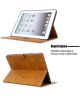 Apple iPad 2/3/4 Portemonnee Tri-fold Hoes Bruin met Standfunctie