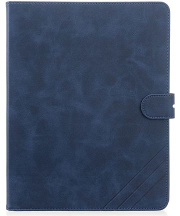 Apple iPad 2/3/4 Portemonnee Tri-fold Hoes Blauw met Standfunctie Hoesjes