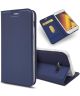 Samsung Galaxy A3 (2017) Portemonnee Bookcase Hoesje Donker Blauw