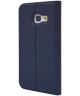 Samsung Galaxy A3 (2017) Portemonnee Bookcase Hoesje Donker Blauw