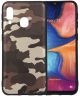 Samsung Galaxy A20e Dun TPU Hoesje met Camouflage Print