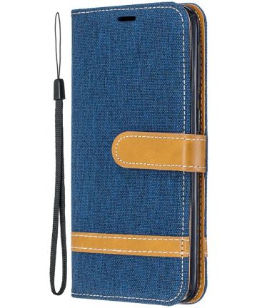 Parana rivier Flipper goedkeuren Samsung Galaxy A20e Jeans Portemonnee Hoesje Donker Blauw | GSMpunt.nl