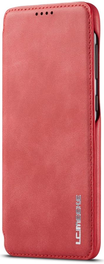 LC.IMEEKE Samsung Galaxy A20e Portemonnee Hoesje Kunstleer Rood afbeelding 8