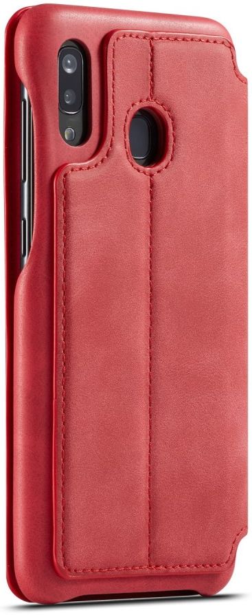 LC.IMEEKE Samsung Galaxy A20e Portemonnee Hoesje Kunstleer Rood afbeelding 9