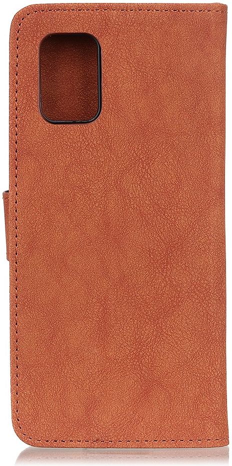 Samsung Galaxy A41 Hoesje Portemonnee Vintage Bruin Kunstleder afbeelding 5