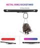 Samsung Galaxy A71 Hoesje Metalen Kickstand Rood/Zwart met Magneet