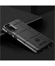 Samsung Galaxy A41 Hoesje Shock Proof Rugged Shield Zwart