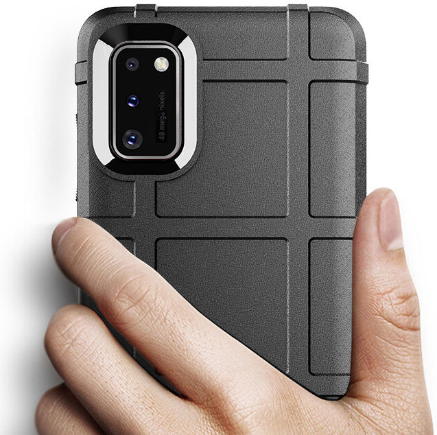 Samsung Galaxy A41 Hoesje Shock Proof Rugged Shield Groen afbeelding 3