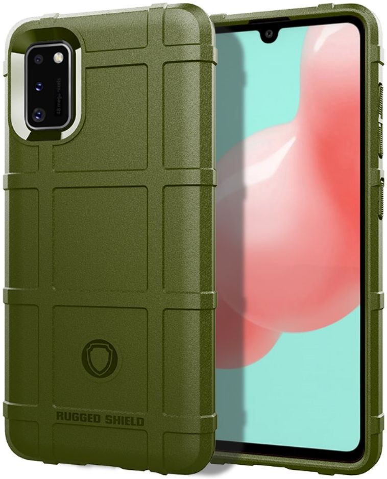 Samsung Galaxy A41 Hoesje Shock Proof Rugged Shield Groen afbeelding 1