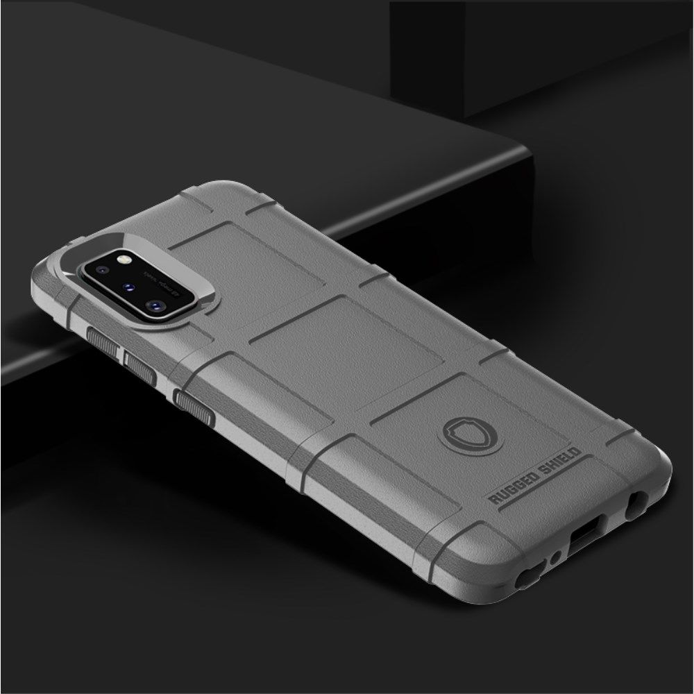 Samsung Galaxy A41 Hoesje Shock Proof Rugged Shield Grijs afbeelding 2