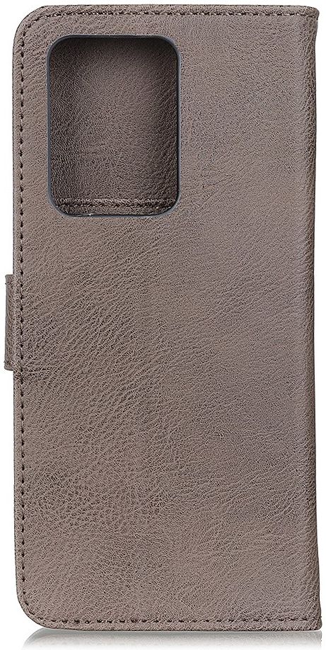 Samsung Galaxy Note 20 Ultra Hoesje Vintage Wallet Book Case Grijs afbeelding 7