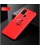 Samsung Galaxy A21S Hoesje met Ring Kickstand Rood