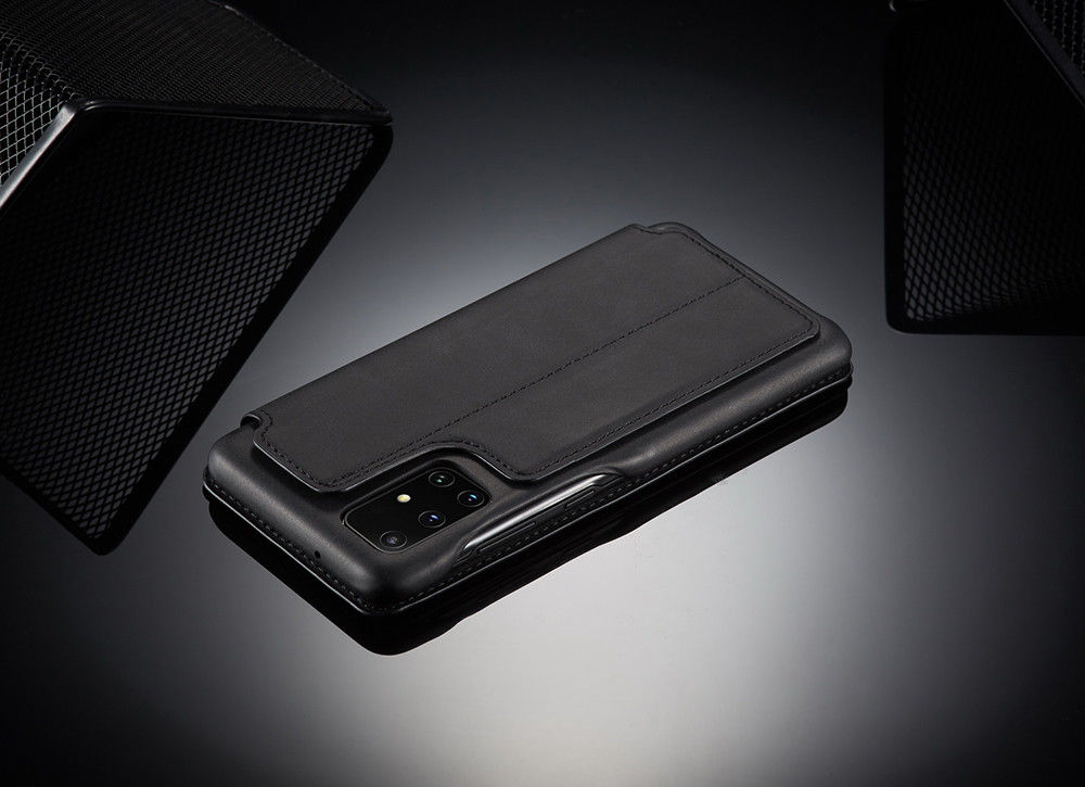 LC.IMEEKE Samsung Galaxy A41 Portemonnee Hoesje Kunstleer Zwart afbeelding 10