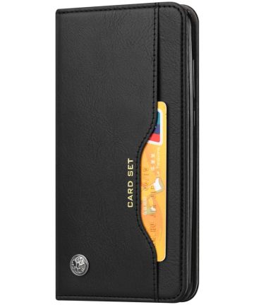 Samsung Galaxy Note 20 Ultra Stand Hoesje met Kaartsleuf Zwart Hoesjes