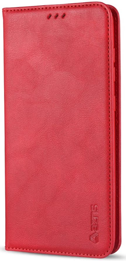 AZNS Samsung Galaxy A21S Hoesje Wallet Book Case Kunstleer Rood afbeelding 2