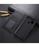 AZNS Samsung Galaxy A21S Hoesje Wallet Book Case Kunstleer Zwart