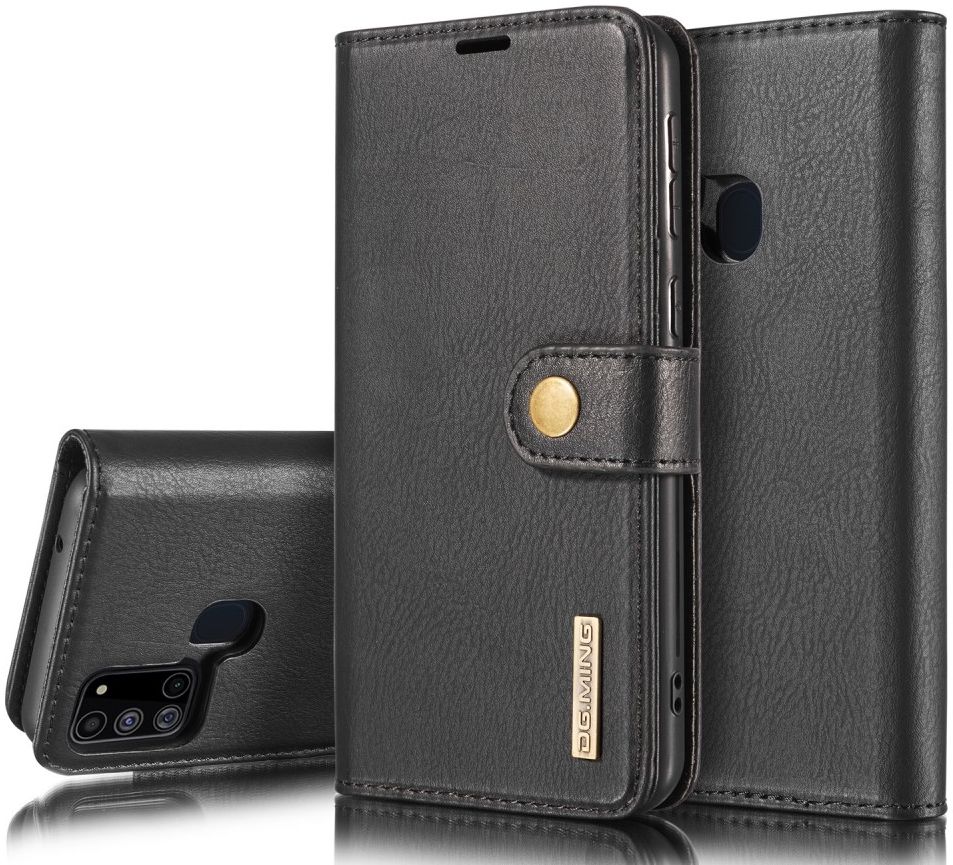 Samsung Galaxy A21s Hoesje 2-in-1 Book Case en Back Cover Zwart afbeelding 5