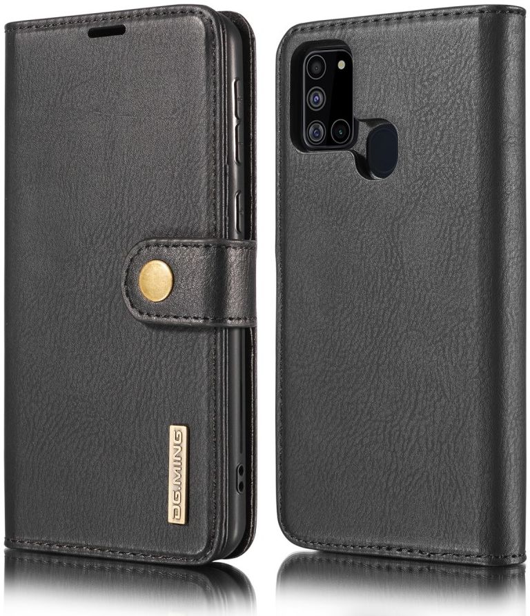 Samsung Galaxy A21s Hoesje 2-in-1 Book Case en Back Cover Zwart afbeelding 6