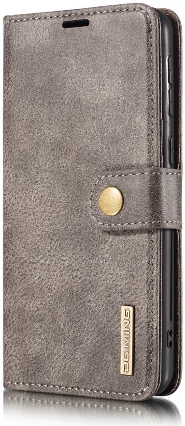 Samsung Galaxy A21s Hoesje 2-in-1 Book Case en Back Cover Grijs afbeelding 7