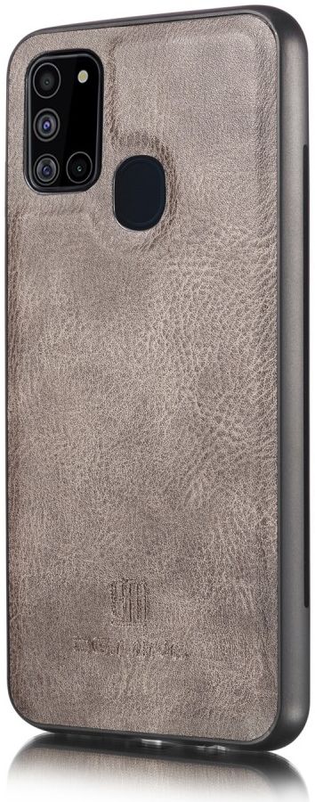 Samsung Galaxy A21s Hoesje 2-in-1 Book Case en Back Cover Grijs afbeelding 9