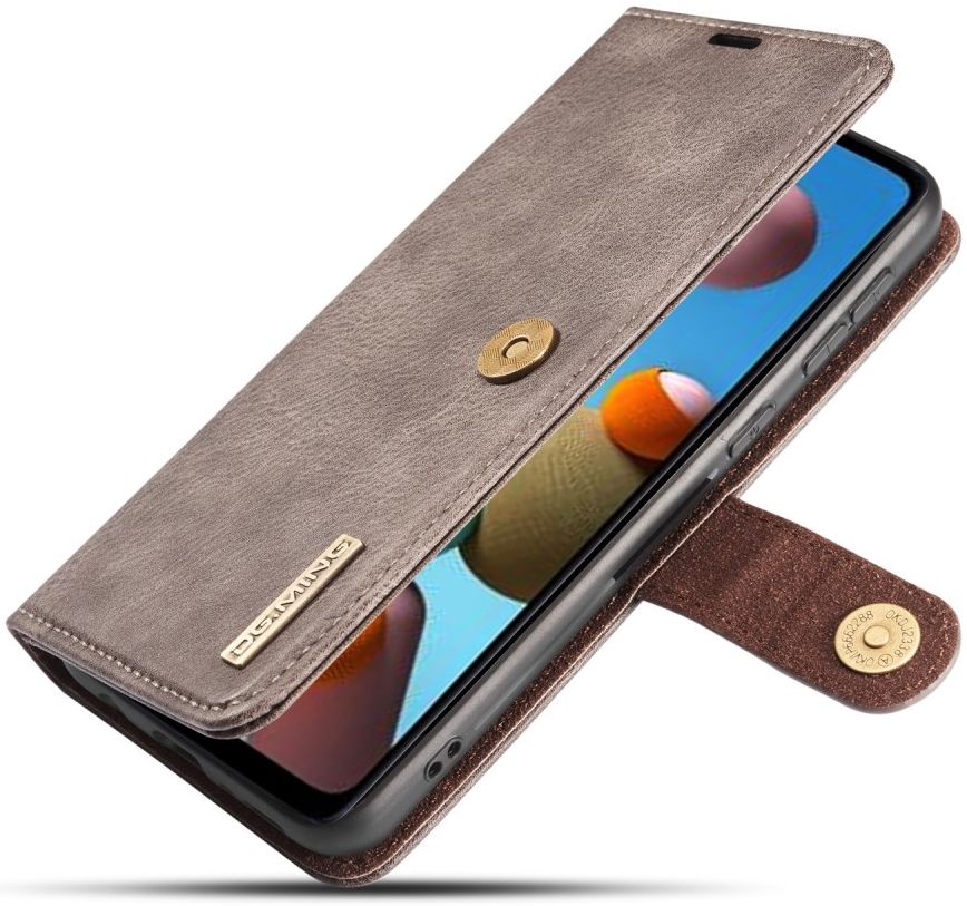 Samsung Galaxy A21s Hoesje 2-in-1 Book Case en Back Cover Grijs afbeelding 4