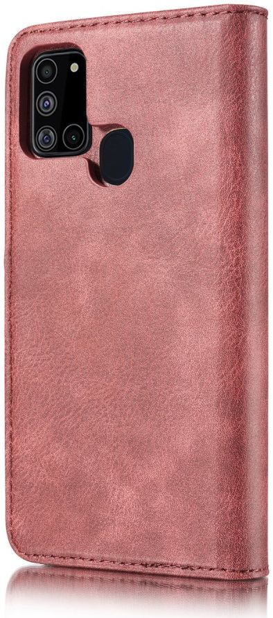 Samsung Galaxy A21s Hoesje 2-in-1 Book Case en Back Cover Rood afbeelding 8