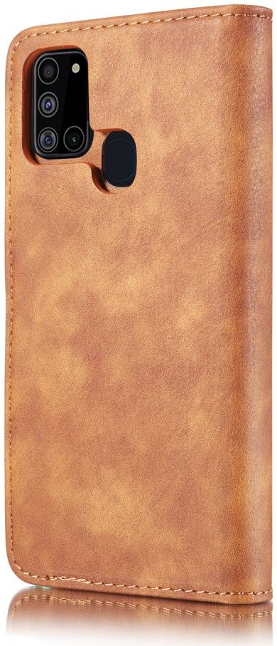 Samsung Galaxy A21s Hoesje 2-in-1 Book Case en Back Cover Bruin afbeelding 8