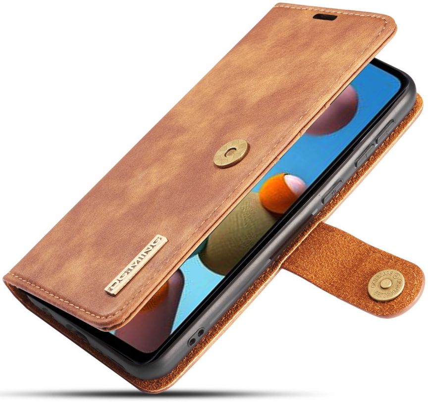 Samsung Galaxy A21s Hoesje 2-in-1 Book Case en Back Cover Bruin afbeelding 4