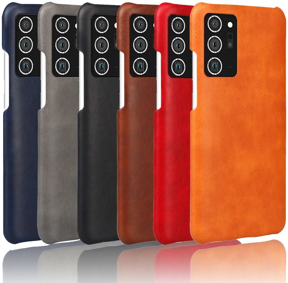 Samsung Galaxy Note 20 Ultra Hoesje Crazy Horse Lederen Coating Zwart afbeelding 5