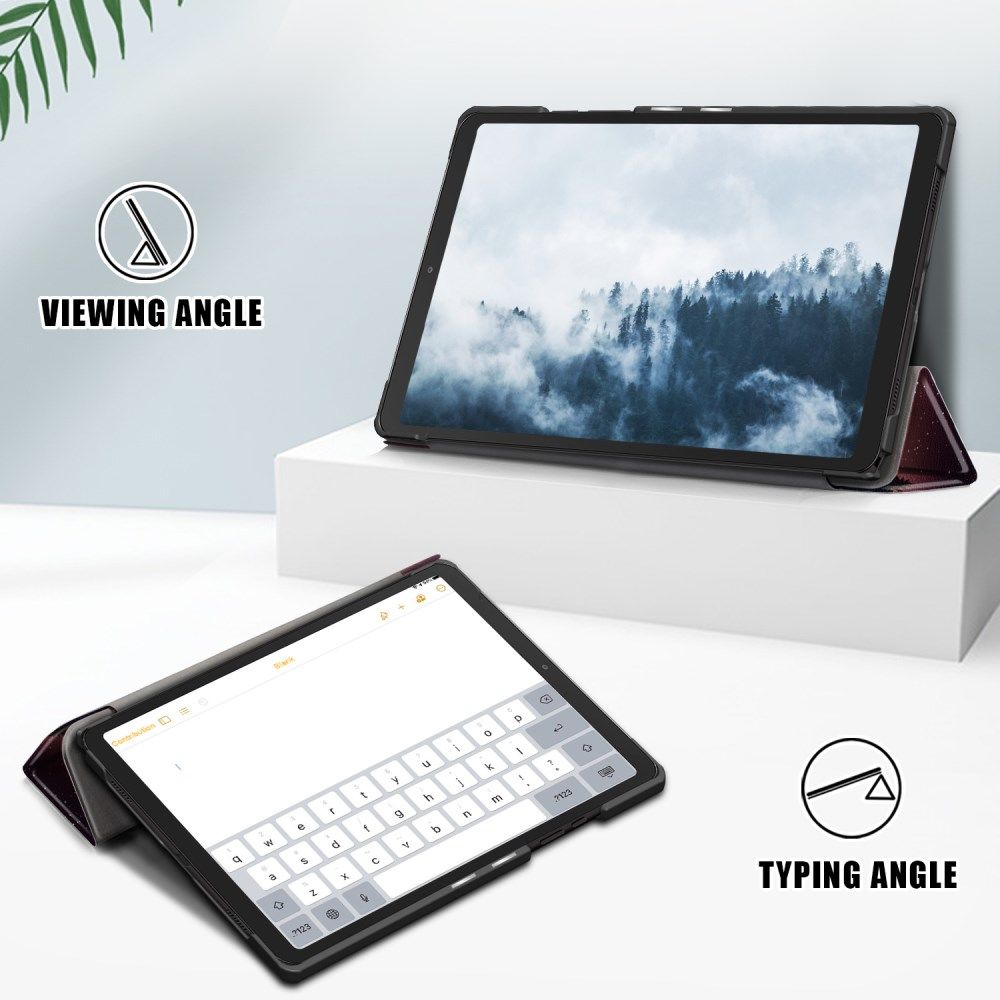 Samsung Galaxy Tab A7 (2020 / 2022) Hoes Tri-fold met Bomen Print afbeelding 5
