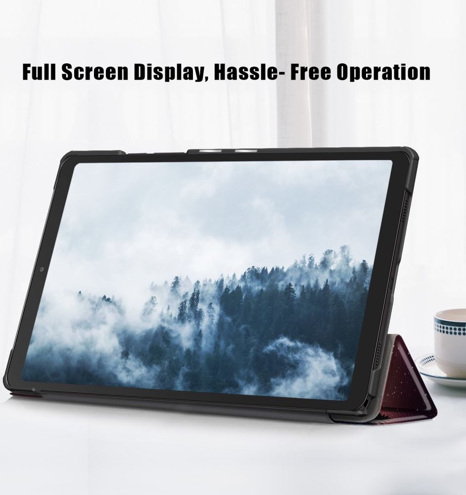 Samsung Galaxy Tab A7 (2020 / 2022) Hoes Tri-fold met Bomen Print afbeelding 8