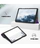 Samsung Galaxy Tab A7 (2020 / 2022) Hoes Tri-fold met Galaxy Print