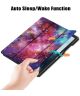 Samsung Galaxy Tab A7 (2020 / 2022) Hoes Tri-fold met Galaxy Print