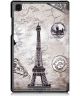 Samsung Galaxy Tab A7 (2020) Tri-Fold Hoes met Eiffeltoren Print