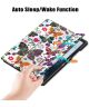 Samsung Galaxy Tab A7 (2020 / 2022) Hoes Tri-fold met Vlinder Print