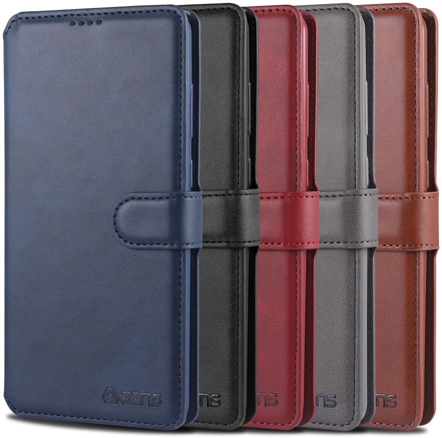 AZNS Samsung Galaxy Note 20 Ultra Book Case Hoesje Wallet Stand Zwart afbeelding 5