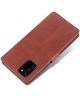 AZNS Samsung Galaxy Note 20 Ultra Book Case Hoesje Wallet Stand Bruin