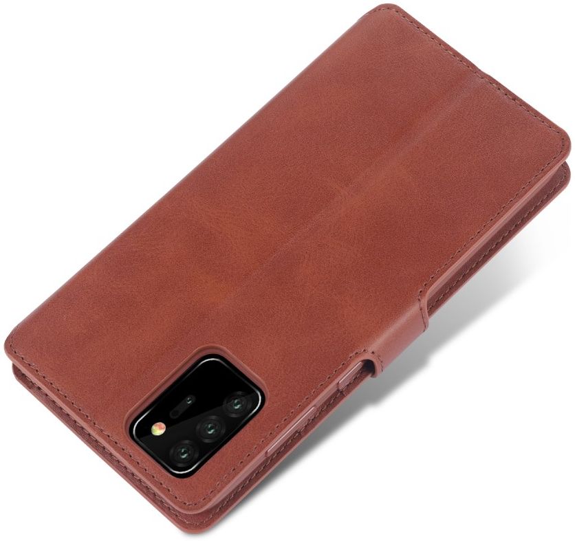 AZNS Samsung Galaxy Note 20 Ultra Book Case Hoesje Wallet Stand Bruin afbeelding 3