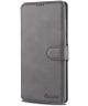 AZNS Samsung Galaxy Note 20 Ultra Book Case Hoesje Wallet Stand Grijs