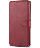 AZNS Samsung Galaxy Note 20 Ultra Book Case Hoesje Wallet Stand Rood